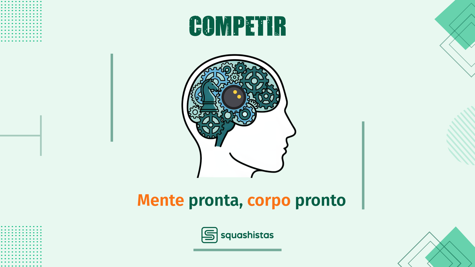 O jogo mental do squash para competir