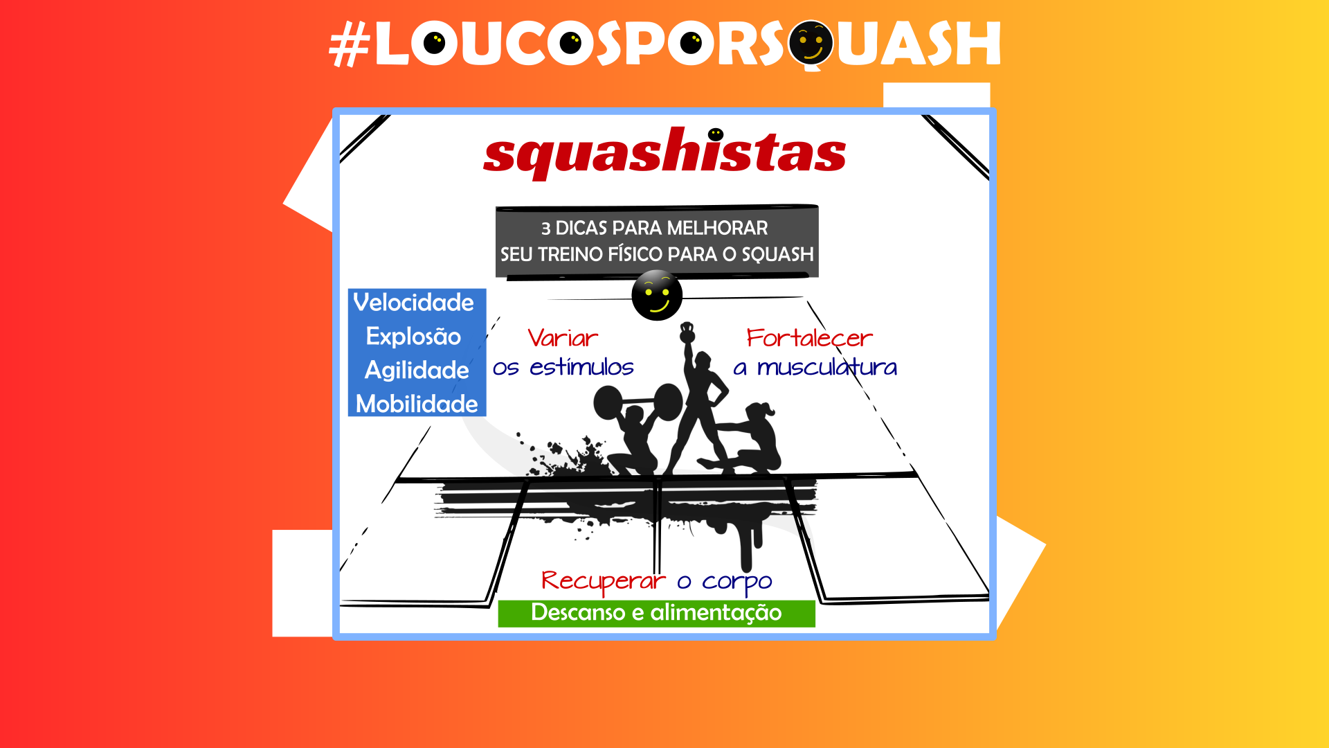3 dicas essenciais para melhorar o treino físico para o squash
