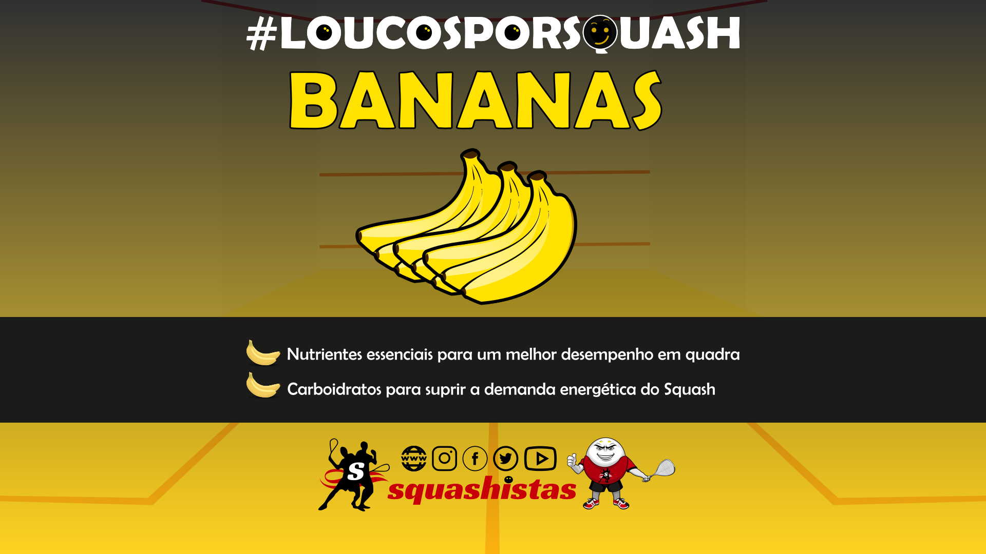 Benefícios da banana para o Squash