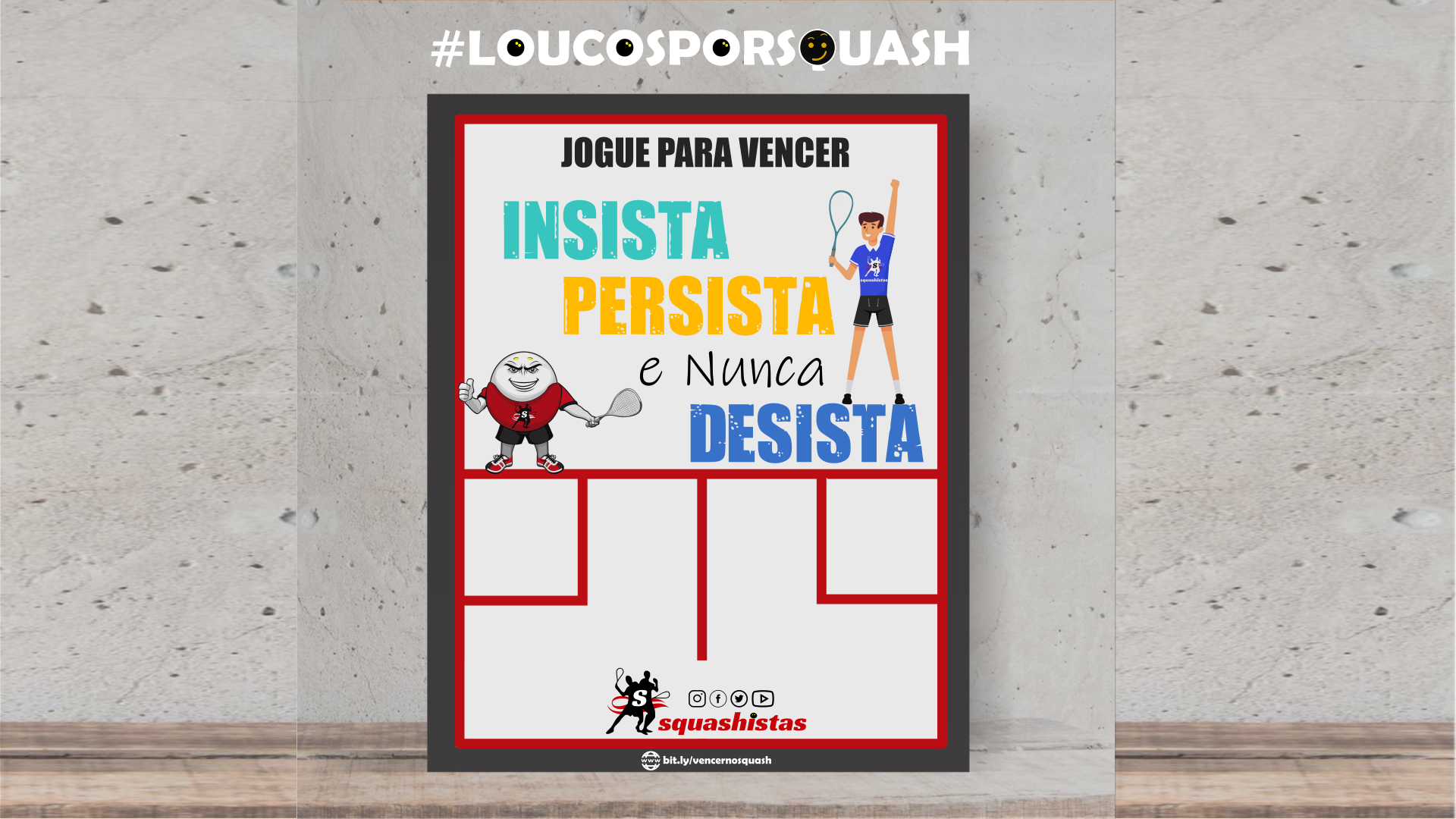Vencer no Squash: nunca entregue os pontos