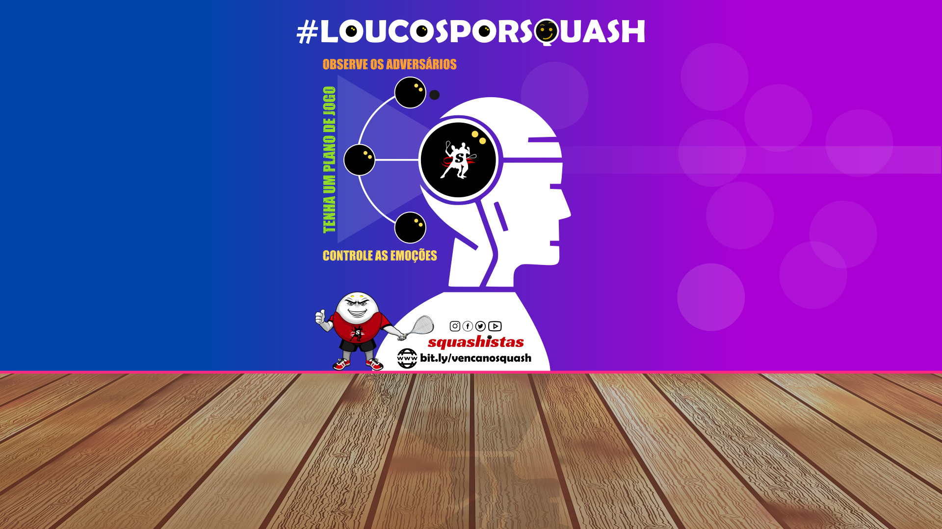Estratégias mentais para vencer no Squash