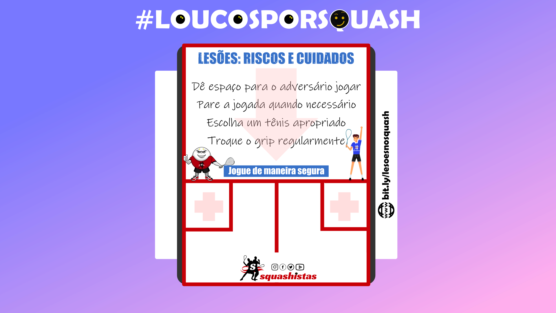 Lesões no Squash: riscos e cuidados