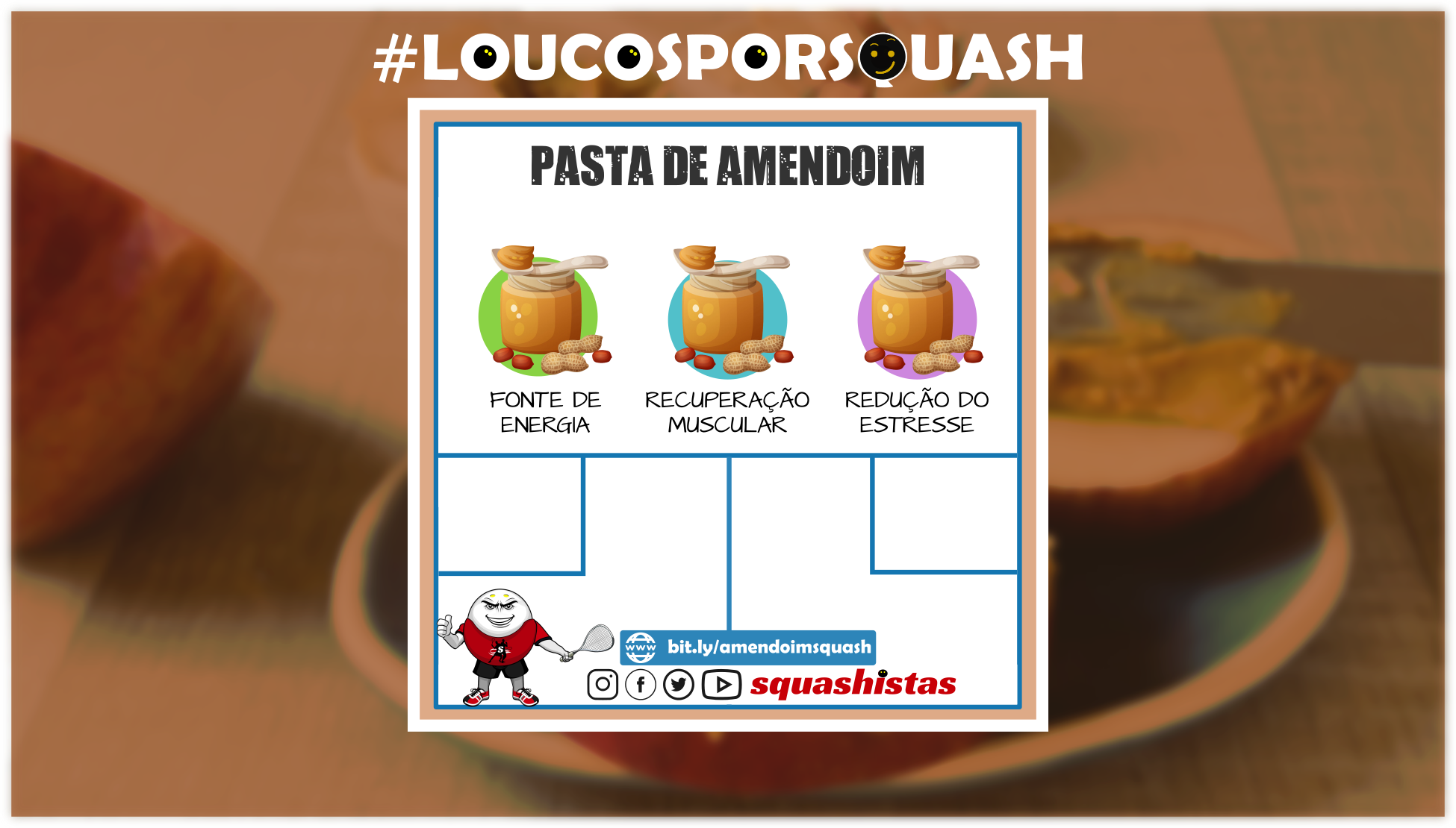 Benefícios da Pasta de Amendoim para o Squash